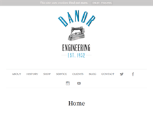 Tablet Screenshot of danor-engineering.co.uk